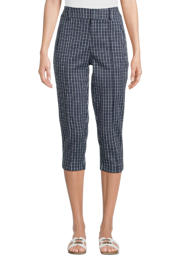 Time and Tru Women's Stretch Capri Pants
